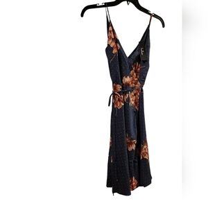 NWT Lulus XS Summer Wrap Dress Floral print open back